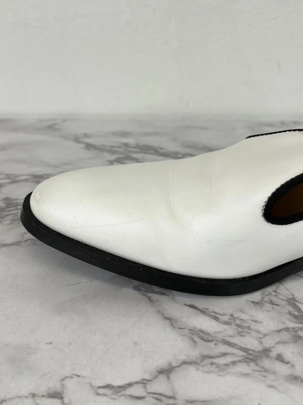 Everlane Women's The Modern Smoking White Loafer sz 9.5
